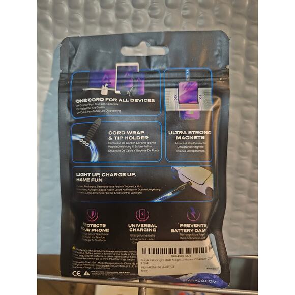 Statik 360 Magnetic Charging Cable - Type C Charger 3 in 1 - Picture 3 of 4